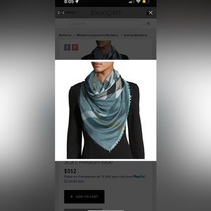 Burberry scarf